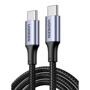 Ugreen type c to type c male to male usb 3.1 fast charging cable (1 year warranty)