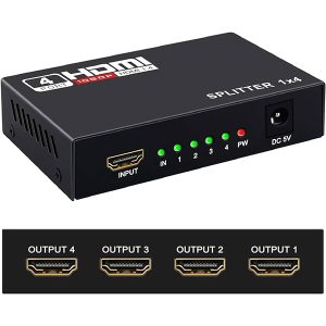 HDMI 4 PORT SPLITTER (6 MONTHS WARRANTY)